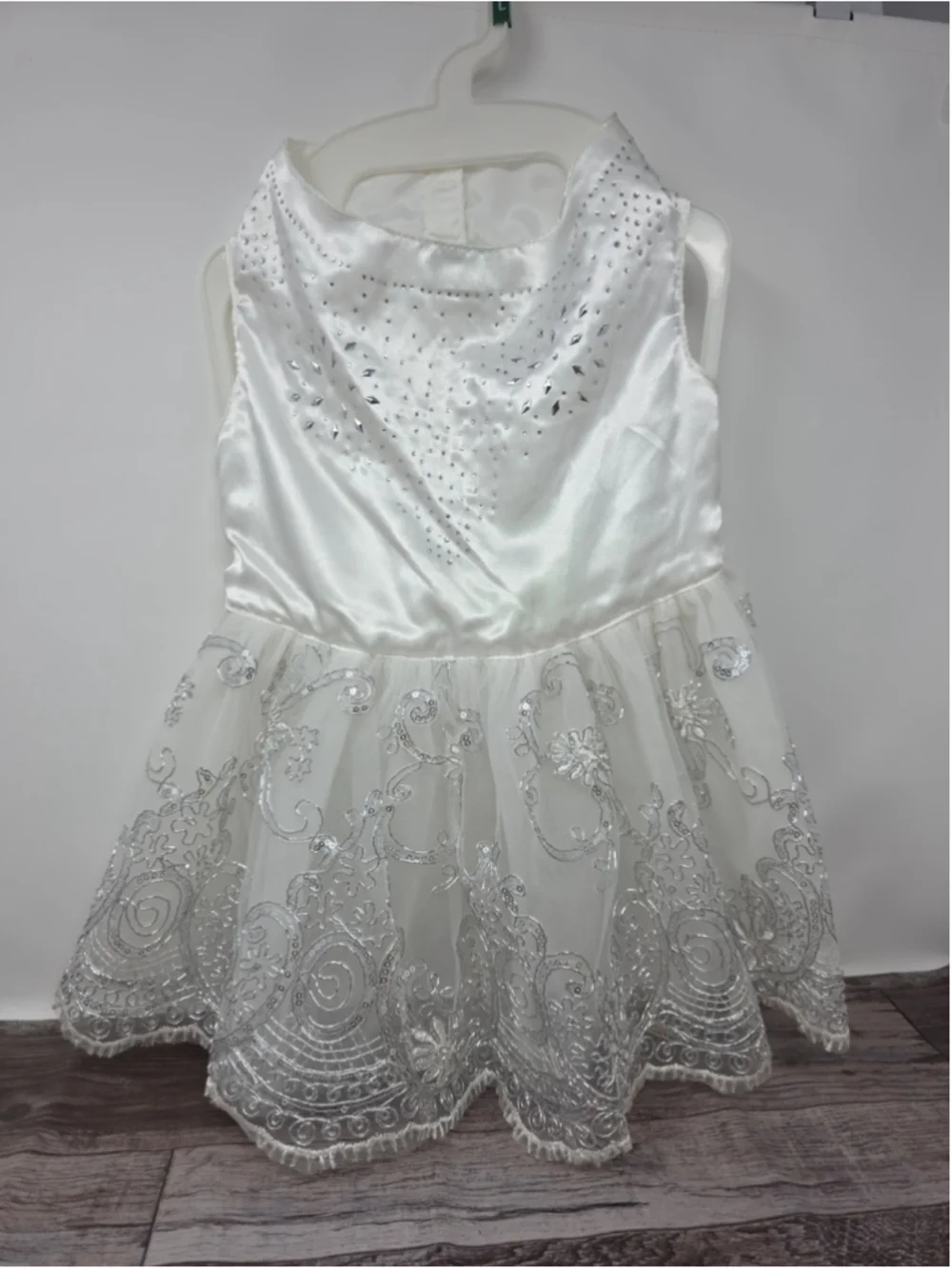 Dog Dress Fancy Party Sz L Christmas New Years